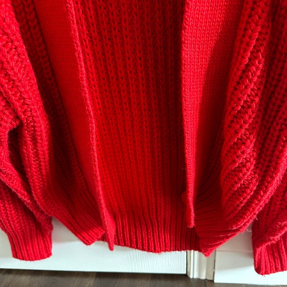 H&M red cardigan - Picture 6 of 7